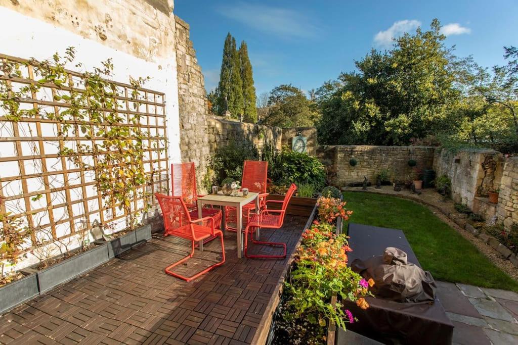 Georgian House Garden Apartment Bath Exteriér fotografie